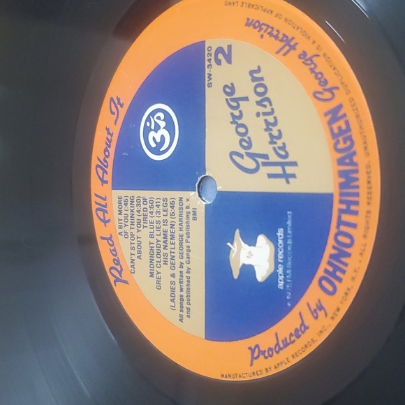 GEORGE HARRISON Extra Texture Vinyl Record Album LP Apple 1975 Rock & Pop Music - Picture 4 of 14